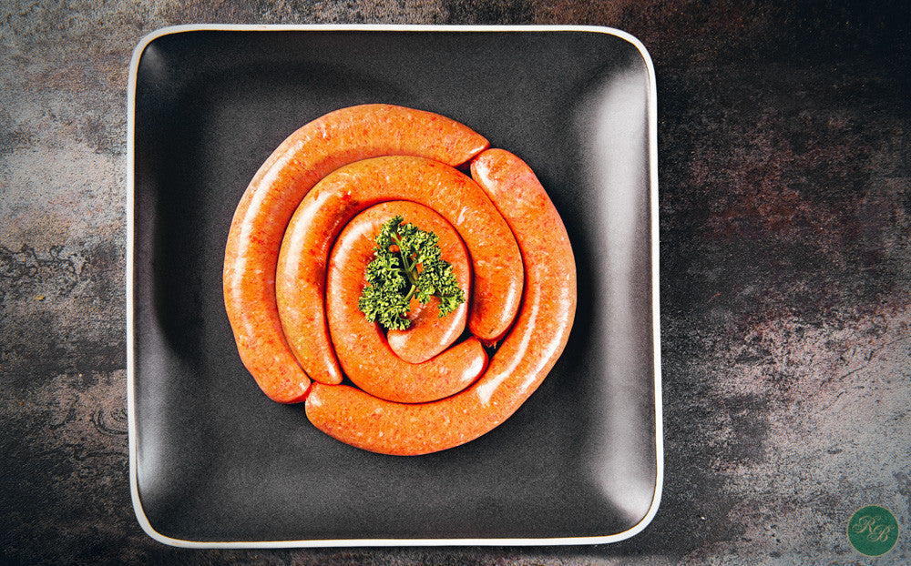 Beef BBQ Sausage (Gluten Free) per 500g