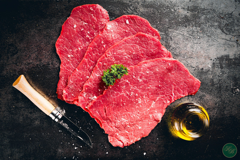 Plain Beef Schnitzel per 500g