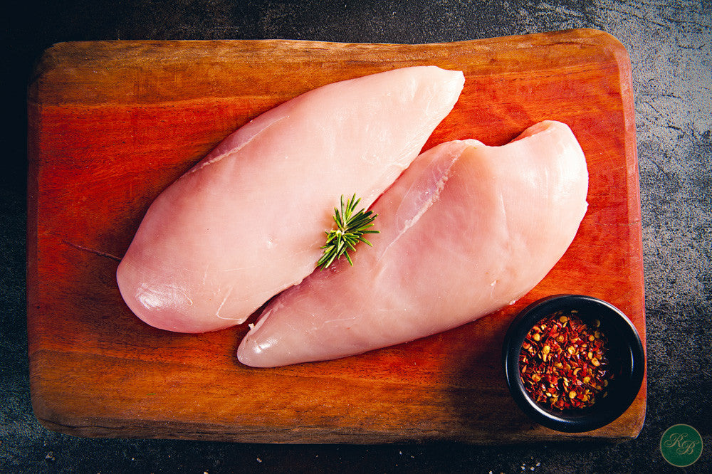 Free Range Chicken Breast (Skinless) per 500g