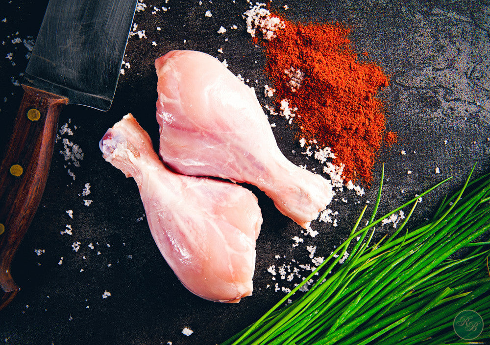 Free Range Chicken Drumsticks (Skinless) per 500g