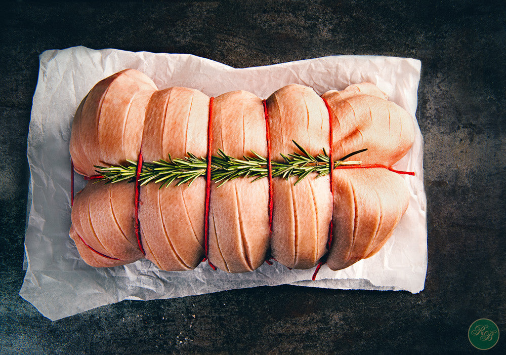 Free Range Rolled Pork Shoulder (Boneless Rind On) per 2kg