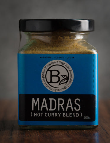 Blossom Organics Madras (Hot Curry Blend) 100g
