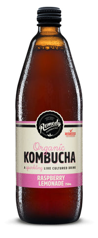 Remedy Kombucha Raspberry Lemonade 750ml