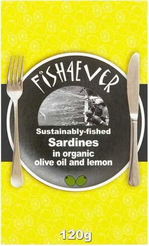 Fish 4 Ever Sardines In Olive oil and lemon 120g