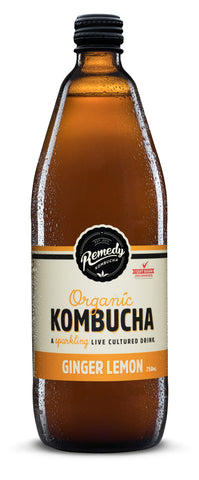 Remedy Kombucha Ginger lemon 750ml