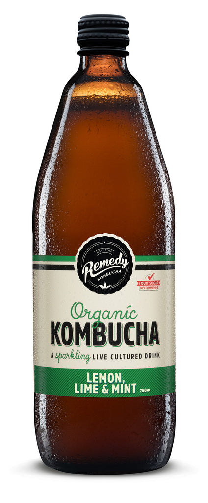 Remedy Kombucha Lemon, Lime and Mint 750ml