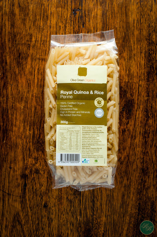 Olive Green Organics Royal Quinoa & Rice Penne