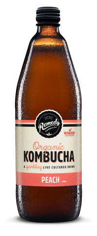 Remedy Kombucha Peach 750ml