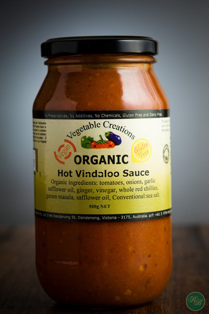 Vegetable Creations Organic Hot Vindaloo Sauce