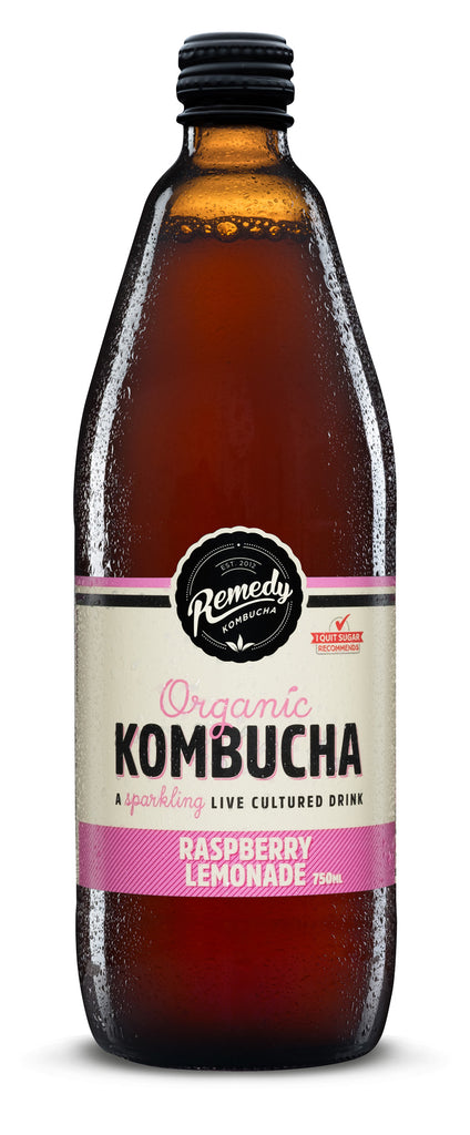 Remedy Kombucha Raspberry Lemonade 750ml