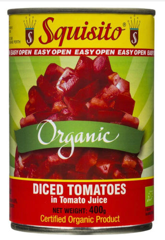 Organic Diced Tomato 400g
